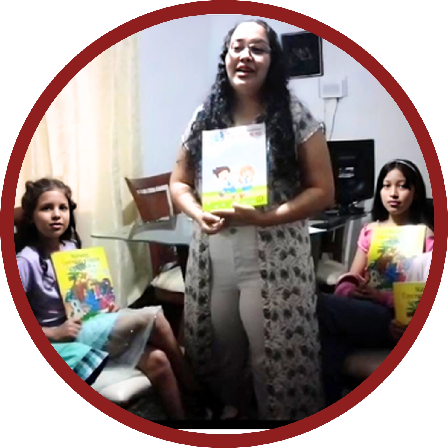 Grupo infantil de la Iglesia Moradores de Sion